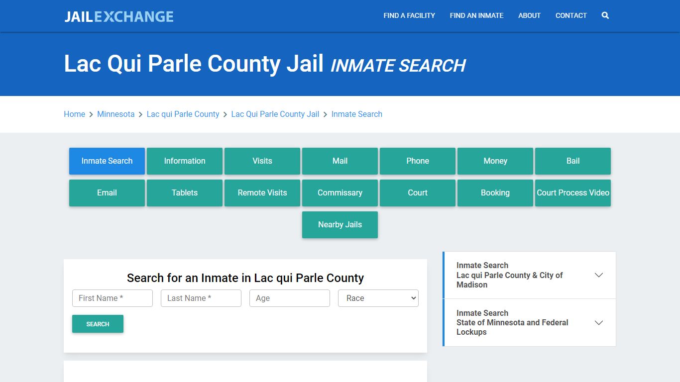 Lac Qui Parle County Jail, MN Inmate Search: Roster & Mugshots